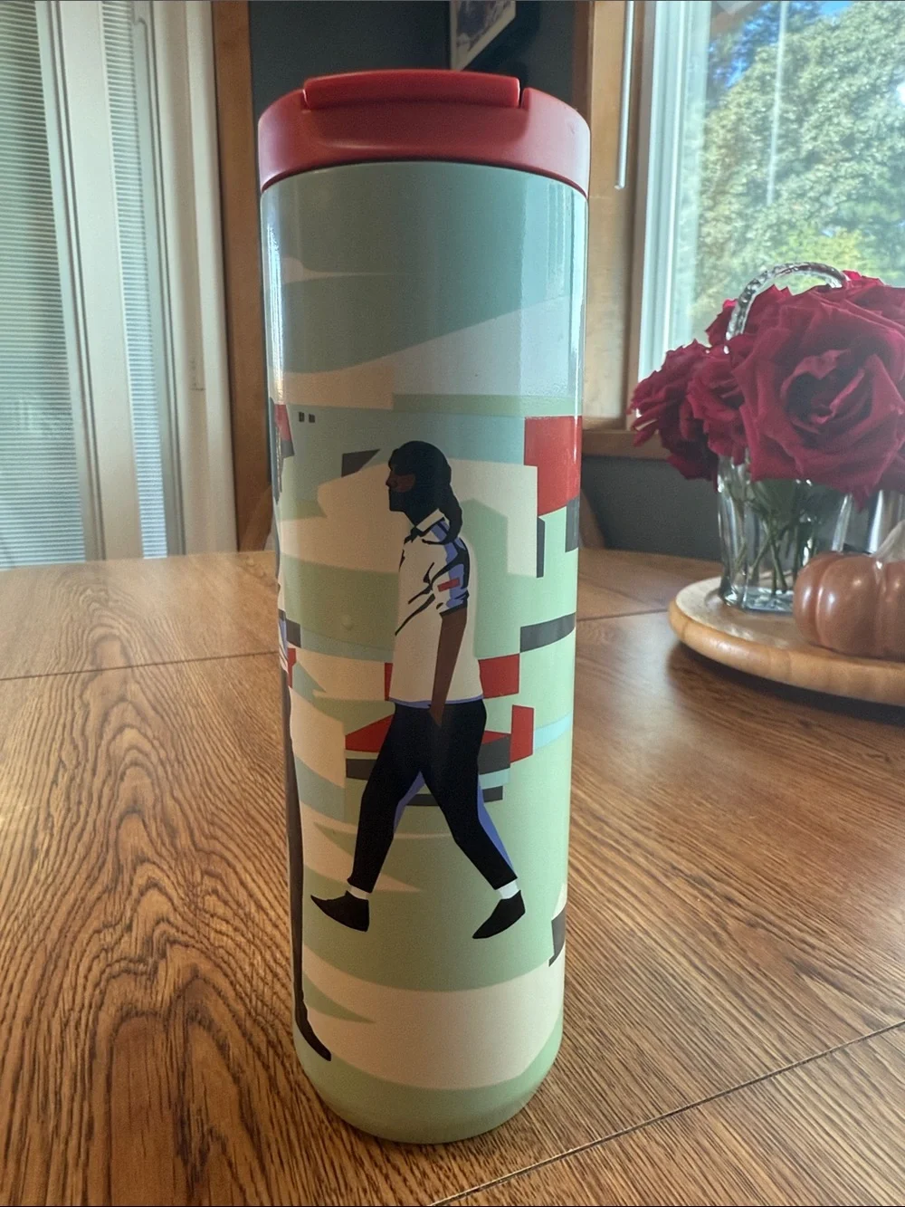 Starbucks x Lou Black History Month 2024 Stainless Steel Tumbler Damon Brown
